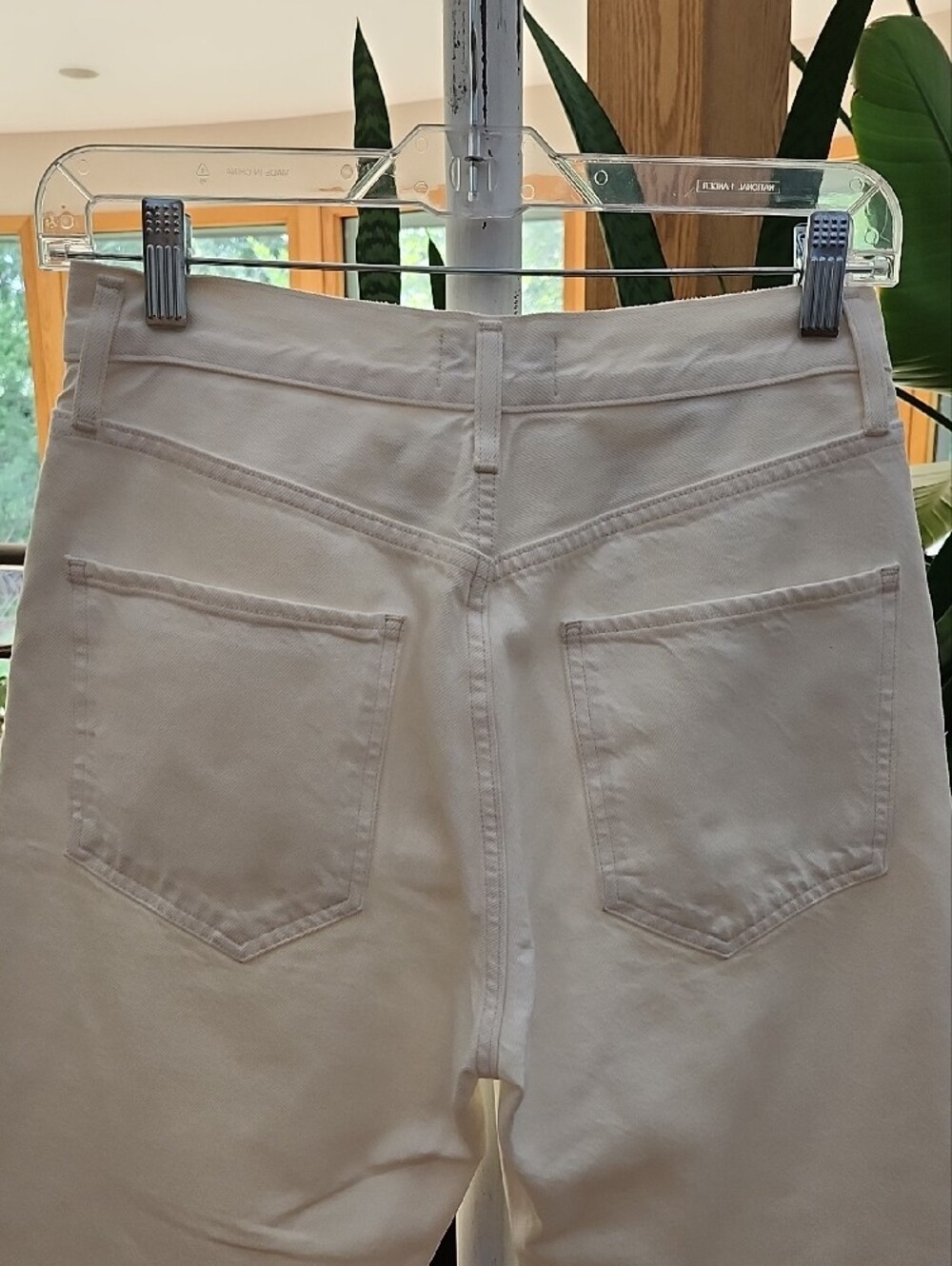 AGOLDE Riley High Rise Straight Leg Jeans Button Fly - Picture 6 of 9
